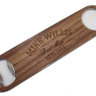 WUDN Handcrafted - Wholesale Bottle/Wine Opener - Customizable Industrial Wood Bottle Opener (Professional Speed Opener)