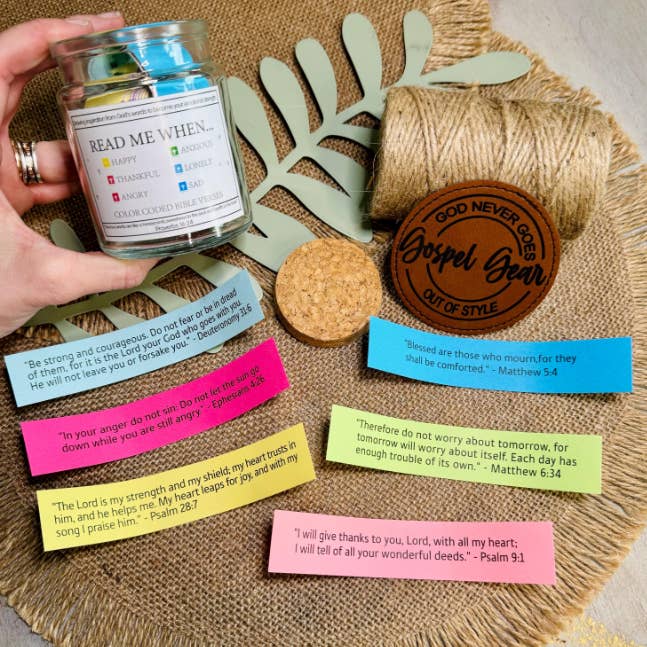 Gospel Gear Co - Wholesale Decorative Jar - Read Me When Bible Verse Scripture Jar1