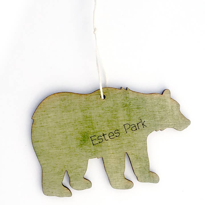 Ornament: Bear Silhouette for wholesale by Simple and Sylvan