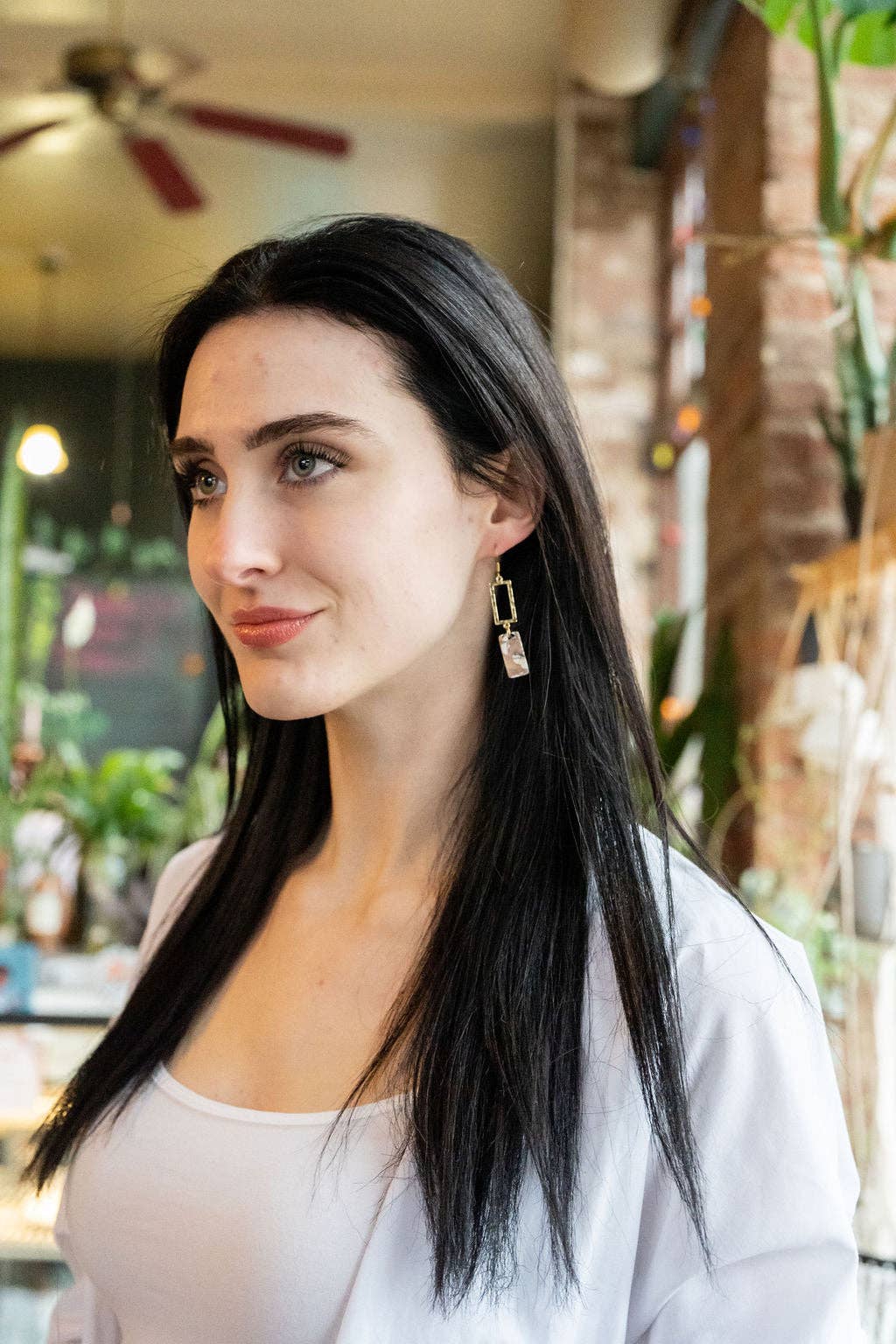 Spiffy & Splendid - Vente Boucles d'oreilles pendantes - Boucles d'oreilles Raya - Grès // Bijoux, Automne3