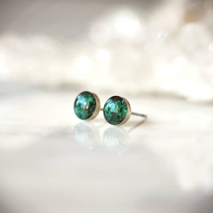 Tiny Round Post Earrings for wholesale by Cameoko