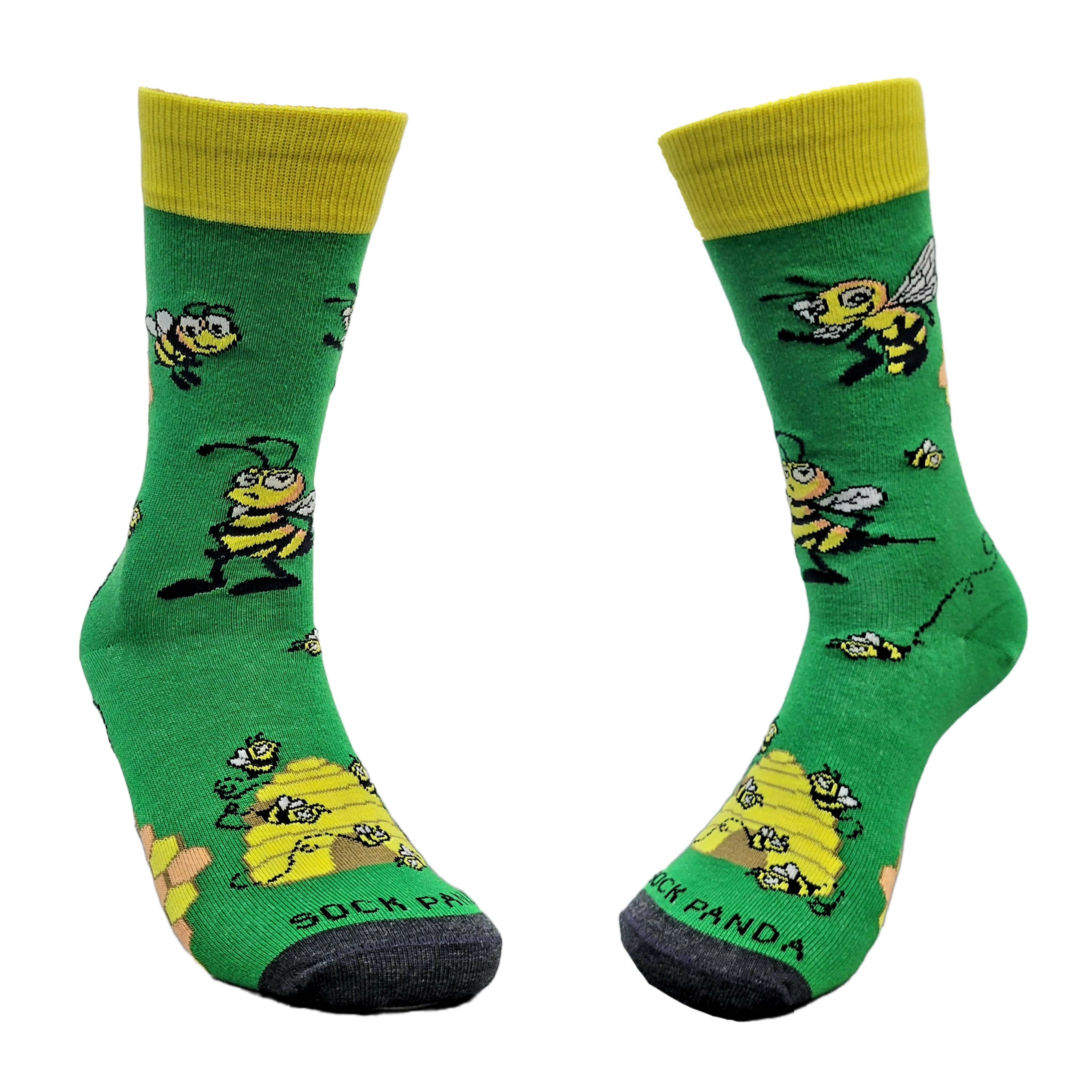 Sock Panda – wholesale Socks – Unisex – Busy Bee Socks from the Sock Panda (Adult Small -  Shoe Sizes 2-5)2