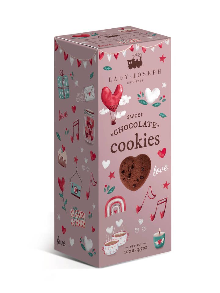 Chocolate Cookies Love Edition vegan gift  for wholesale by Lady Joseph Bakery