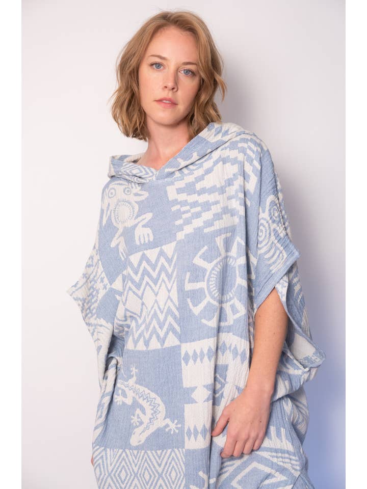 VATCHIO INC. - Wholesale Poncho - Unisex - Ethnic Caftan,Boho Print Poncho Set wit Pants
