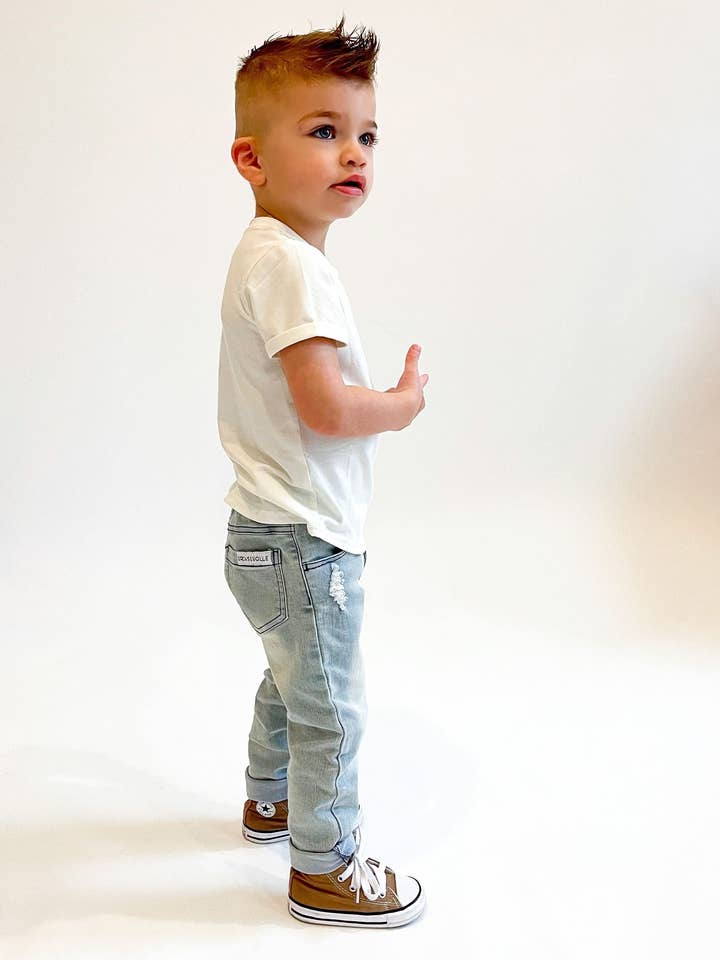 Orcas Lucille - Wholesale Jeans - Kids - Stretch Denim - Slate Gray2