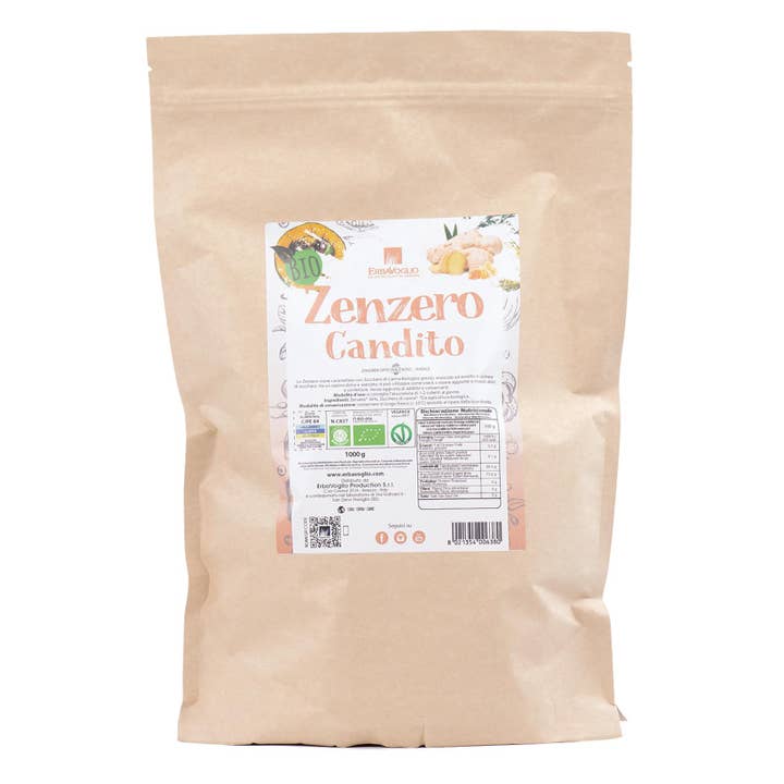 Erbavoglio - Wholesale Health/Detox Tea - Organic Candied Ginger 1 kg