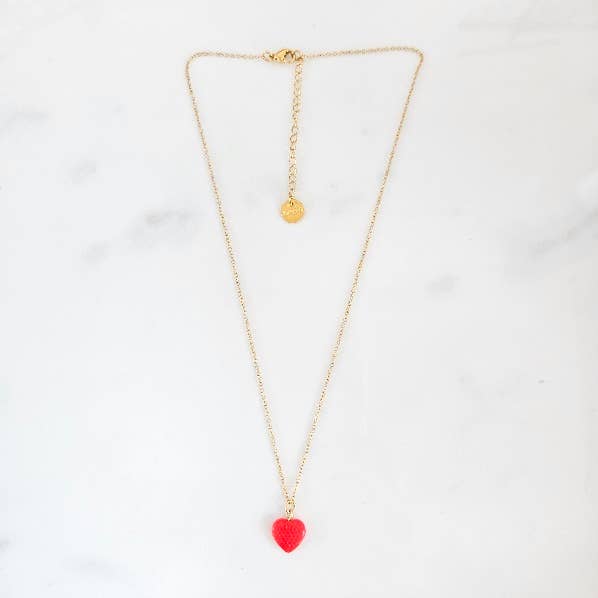 Collana con pendente a cuore per la vendita all'ingrosso da parte di LITCHI