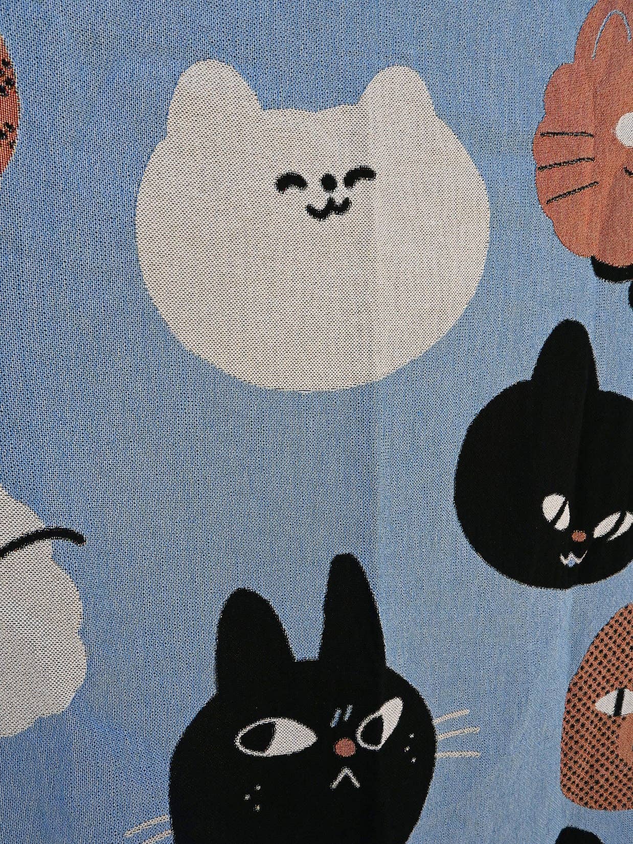 Natali Koromoto - Venta al por mayor Mantas de sofá - Manta «CATS»6