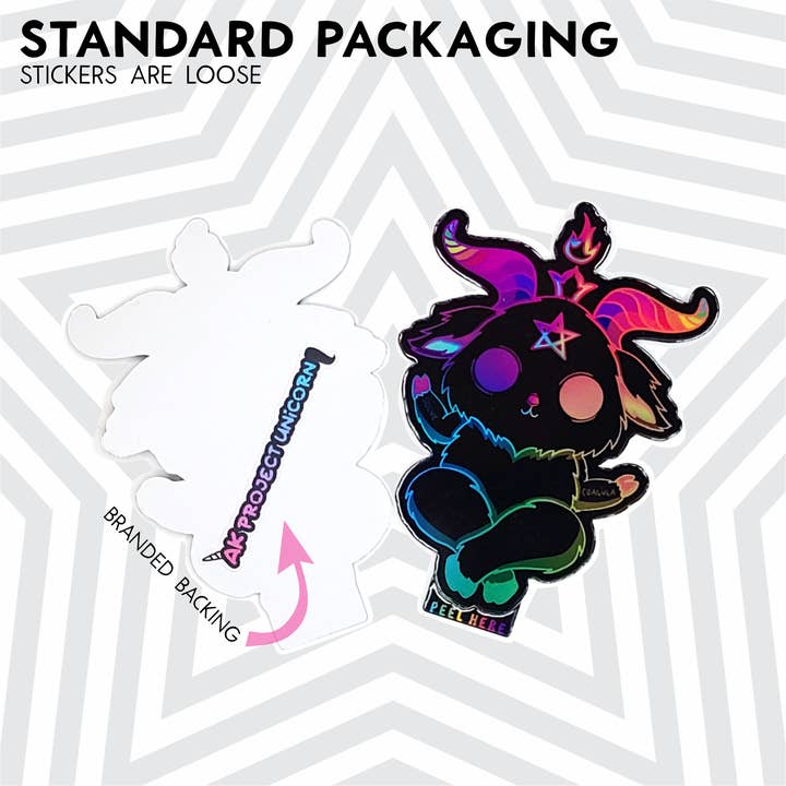 AK Project Unicorn - Wholesale Sticker - Red Panda 3" Sticker2