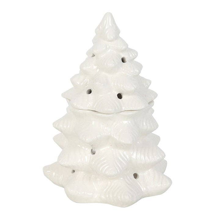 Something Different Wholesale - Wholesale Wax Warmer - White Winter Fir Tree Oil Burner and Wax Warmer1