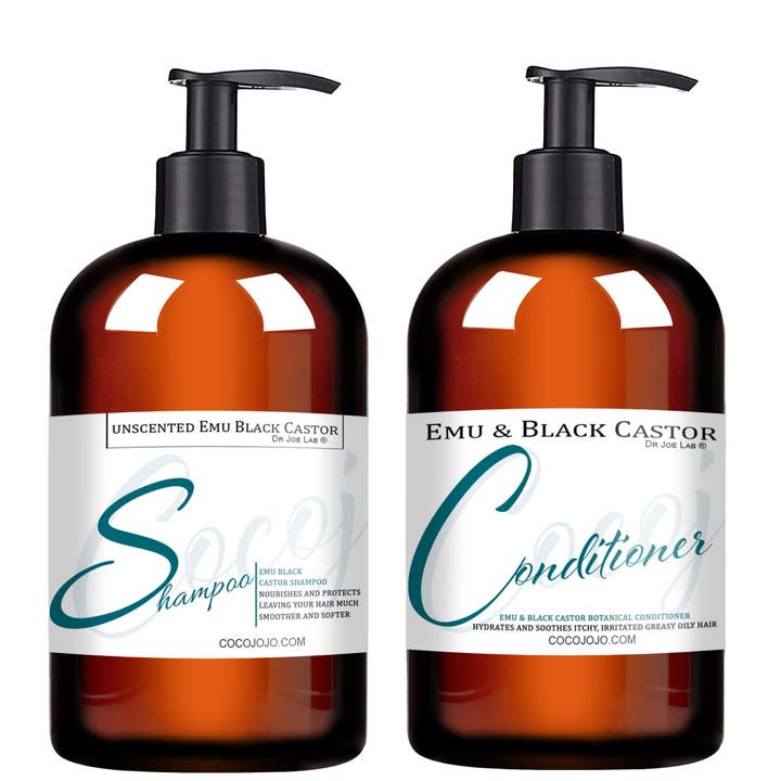 Coco jojo - Vendita all'ingrosso Shampoo e balsamo 2 in 1 - Uomo - Shampoo e balsamo Emu Black Castor5