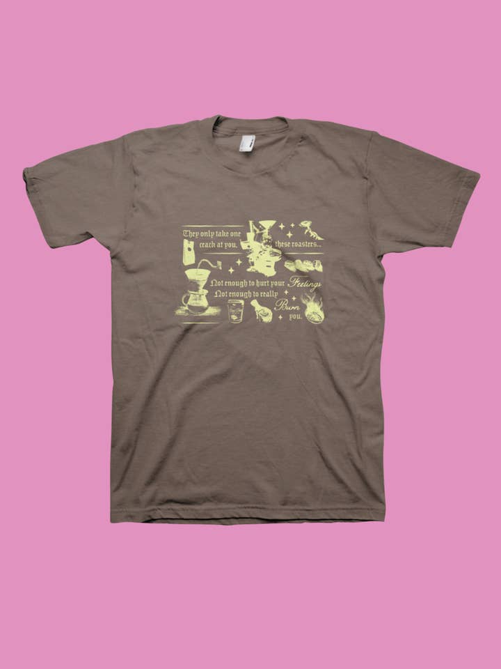 'These Roasters' Tee for wholesale by East Pole Coffee