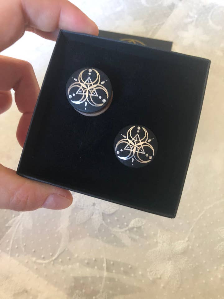 Tapones hechos a mano/Tapones damascenos/Tapón de madera para venta al por mayor de Togashi Damasquinos