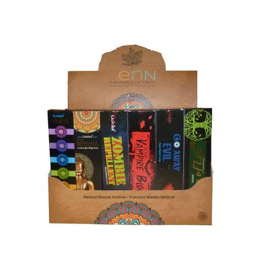 Goloka Black Series'S 6 Doz 15G Display-805 for wholesale by International Gifts Ltd.