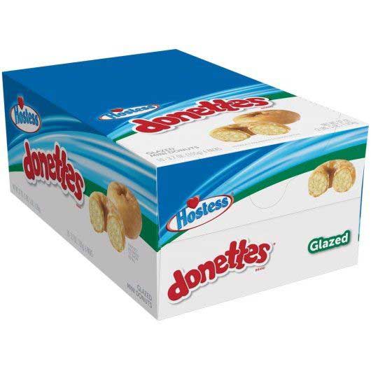 Long Island Candy Factory - Wholesale Cake - Hostess Donette Mini Donuts Glazed 3oz 10ct SINGLE SERVE1