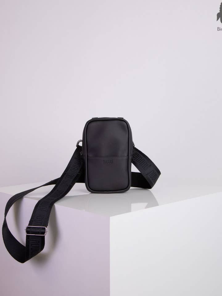 nuuwaï - Vegan Phone Bag - KARLI deep black for wholesale by nuuwaï