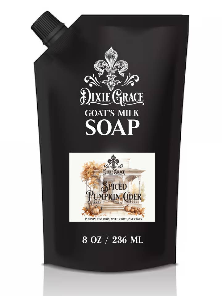 Spiced Pumpkin Cider - Goat's Milk Soap - Refill Bag for wholesale by Dixie Grace