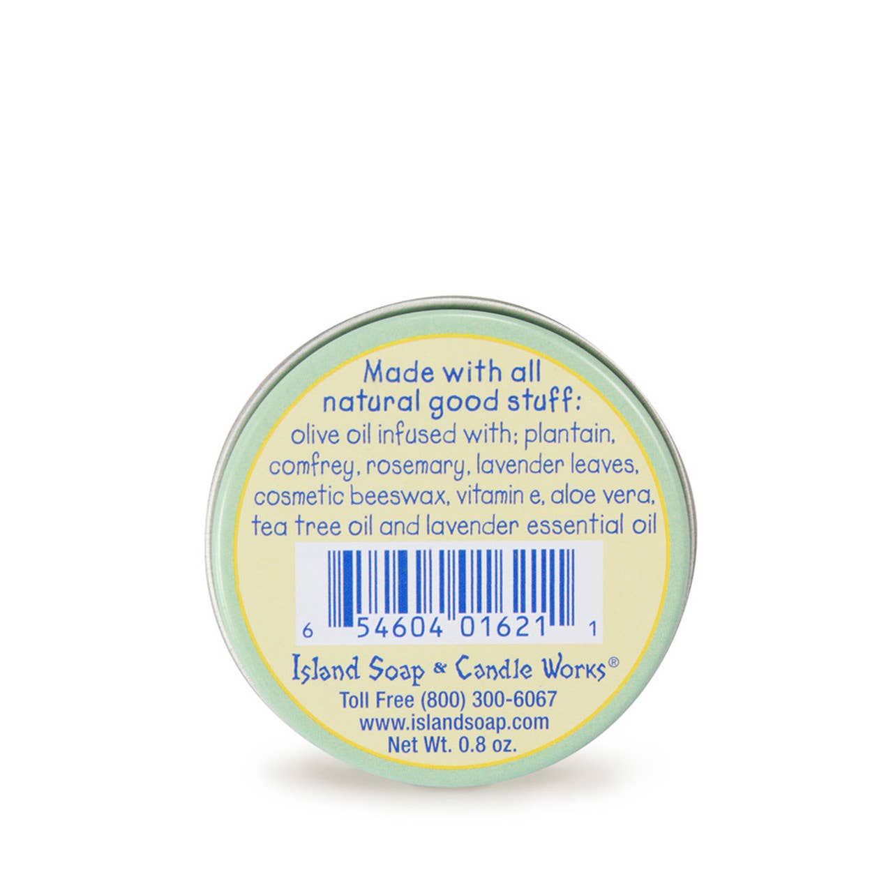 Island Soap & Candle Works - Wholesale Healing Salve/Balm/Cream - All Natural Surfer's Salve - Small 0.8 oz. tin1