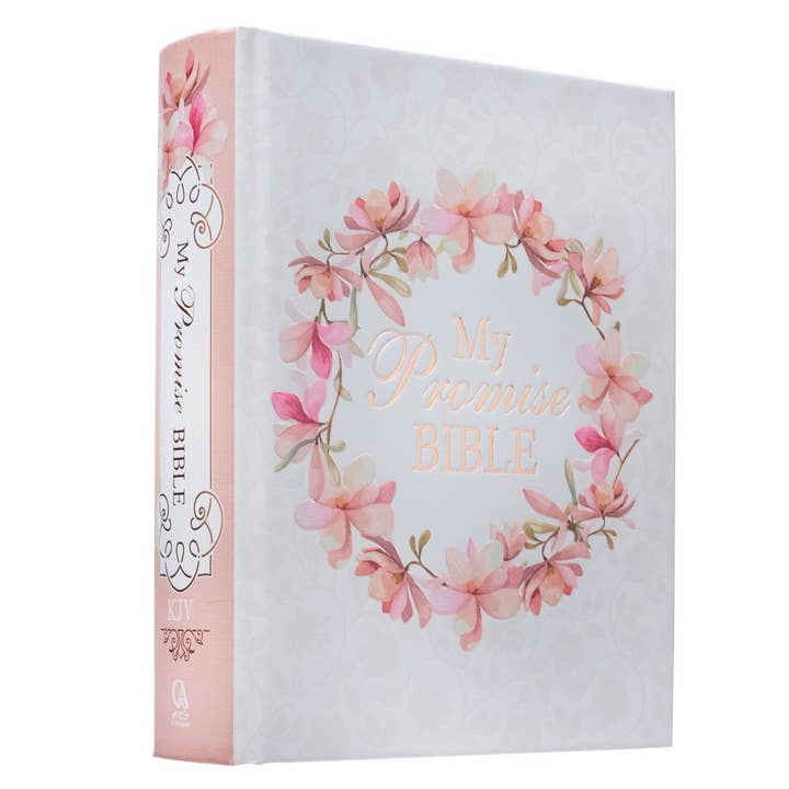 Christian Art Gifts - Wholesale Book - Adult - KJV My Promise Bible Hardcover, Pink Print