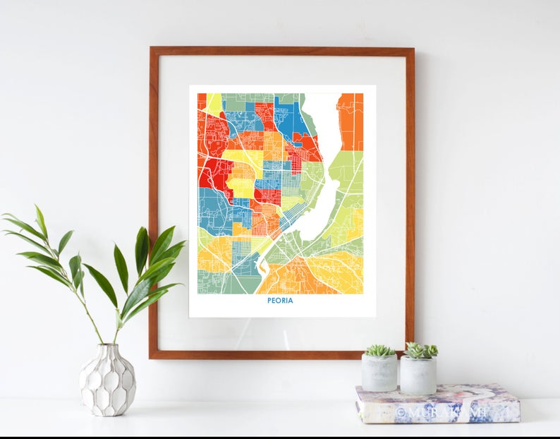 Juanita's Adventures – Engroshandel Kunsttryk – Juanitas Peoria Kort Print2