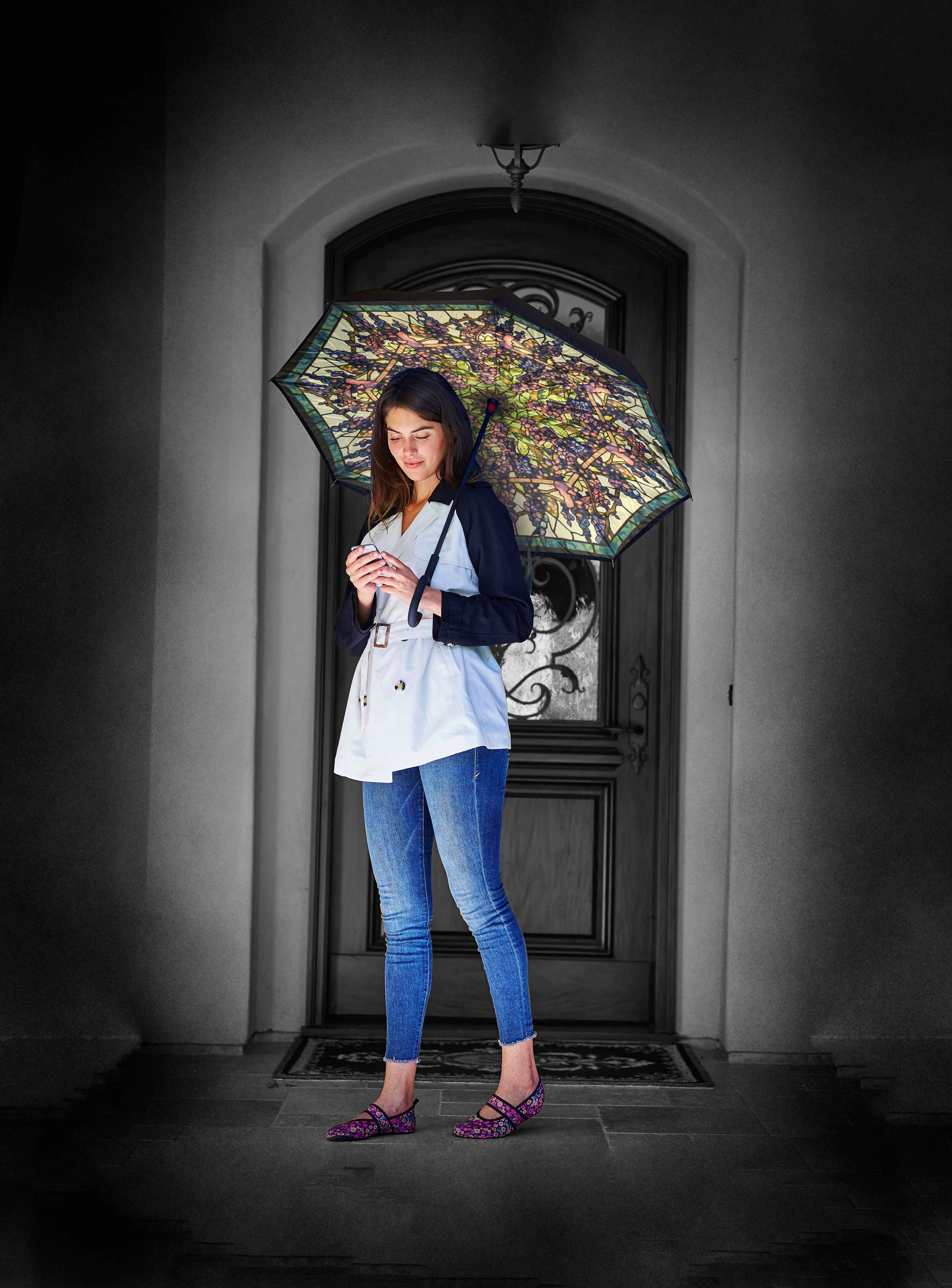 Nupouch / Nufoot - Vente Parapluie – femme - Parapluie inversé Topsy Turvy - 31 couleurs et motifs magnifiques60