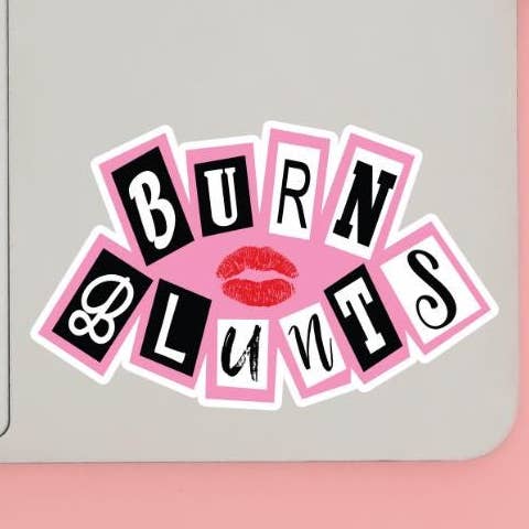 Autocollant en vinyle holographique 420 Stoner Girl Décalcomanie de cannabis #53 pour la vente par Cheeky Chick Sticker Co.