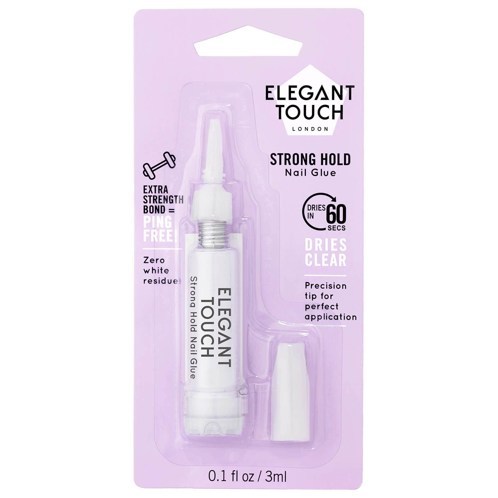 Beauty Goddess – wholesale Nail hardener/strengthener – Elegant Touch Strong Hold Nail Glue 3g0