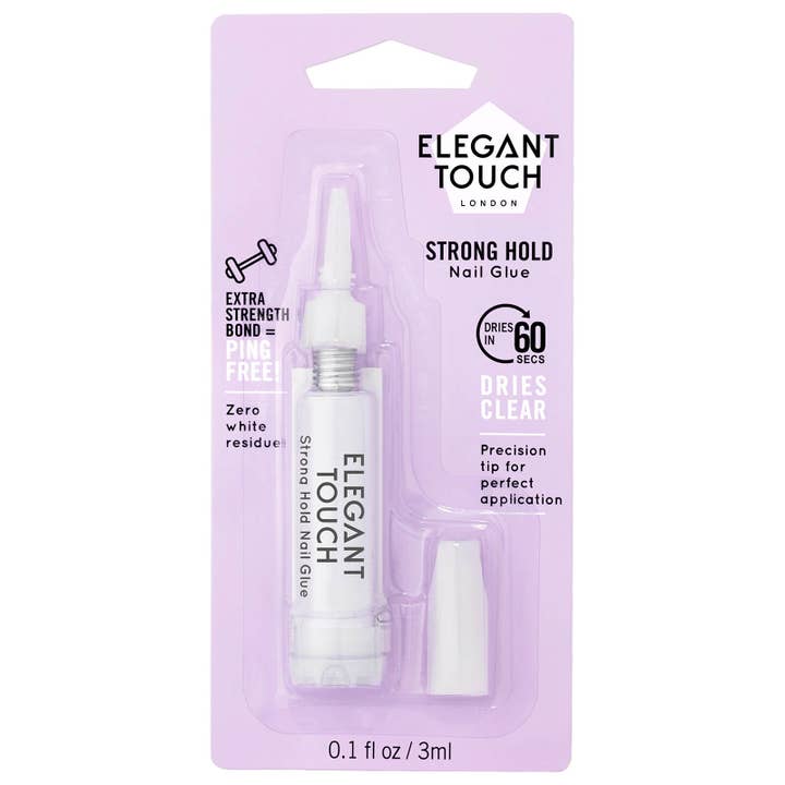 Beauty Goddess – wholesale Nail hardener/strengthener – Elegant Touch Strong Hold Nail Glue 3g