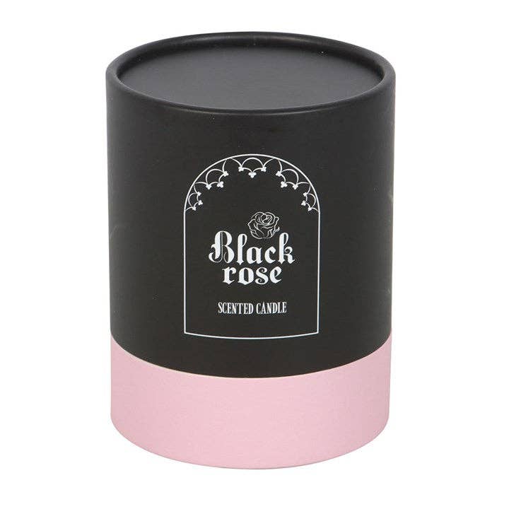 Something Different Wholesale - Wholesale Jar/Filled Candle - Gothic Black Rose Scented Candle with 3D Roses3