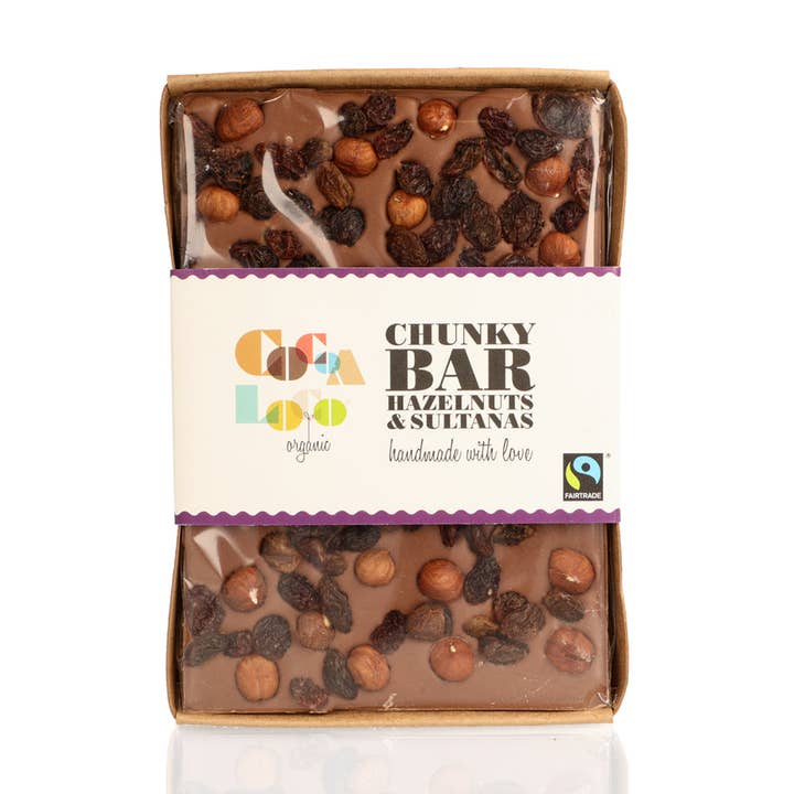 Milk Fruit & Nut Chunky Bar – 275g for wholesale by Cocoa Loco