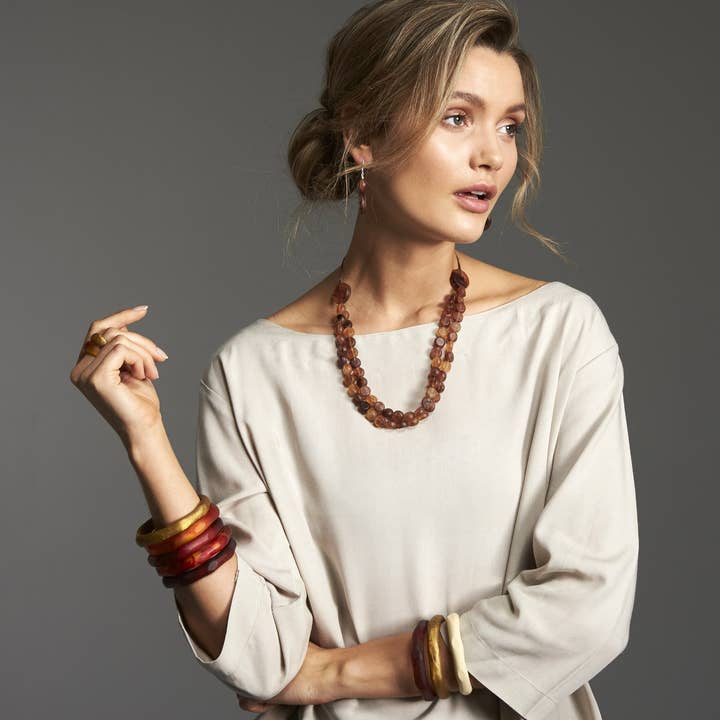 Polka Luka - Wholesale Bangle bracelet - Silk Road Single Resin Bangle19