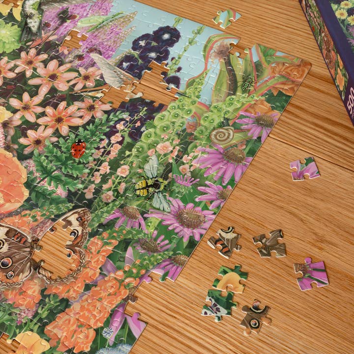 1canoe2 | One Canoe Two Paper Co. - Wholesale Puzzle - Adult - Garden Blooms - 500 Piece Jigsaw Puzzle