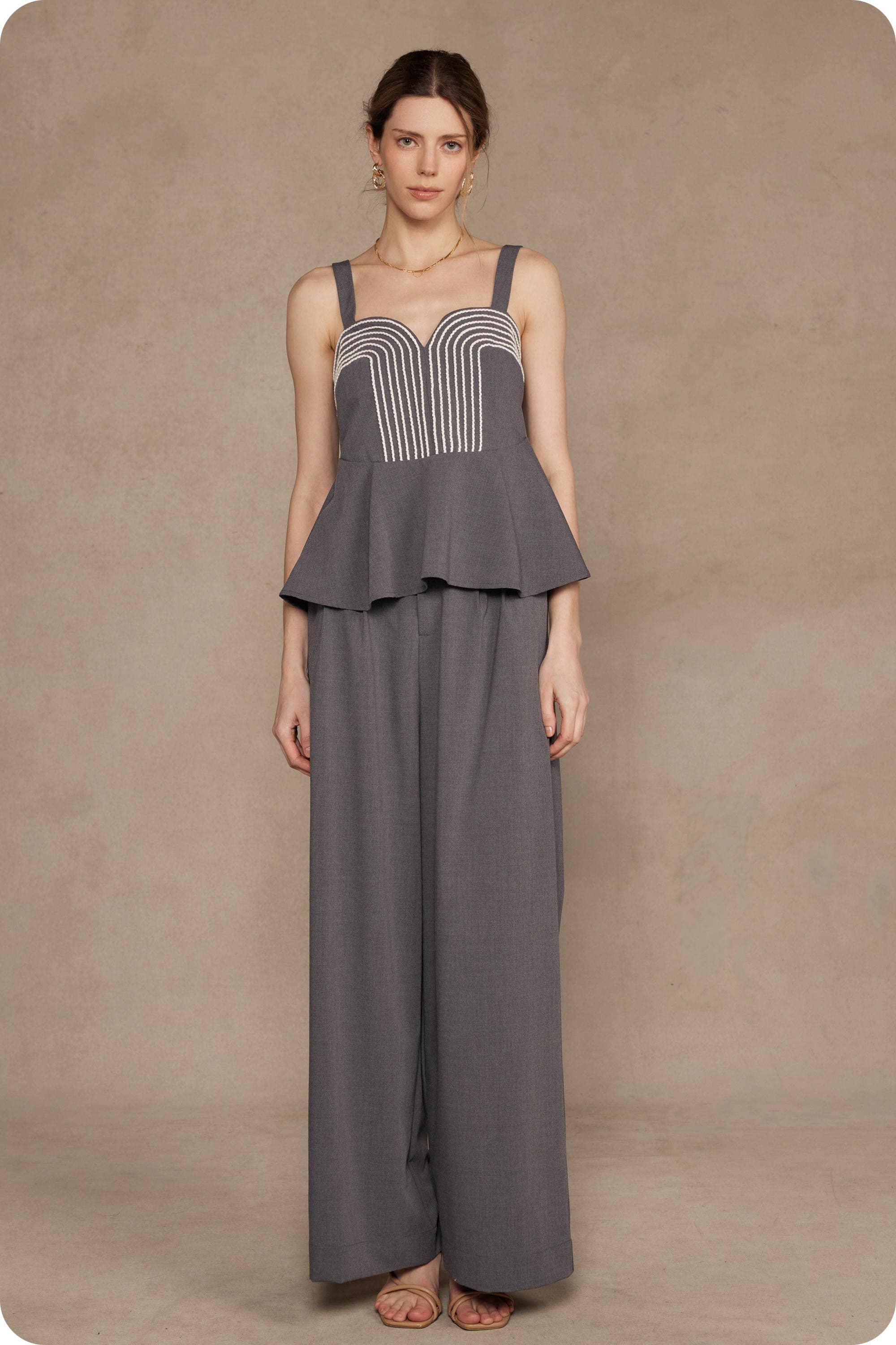 Strut & Bolt – wholesale Byxor - Dam – Kostymbyxor med vida ben6