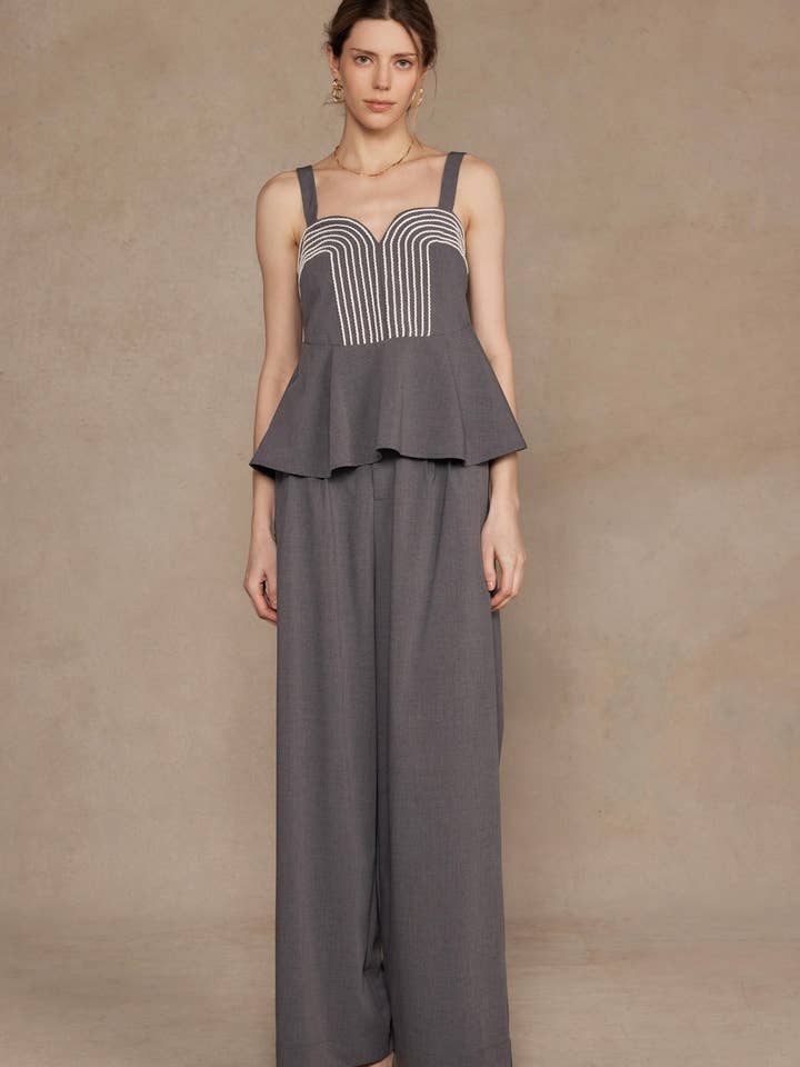 Pantaloni a Gamba Larga in Tessuto per la vendita all'ingrosso da parte di Strut & Bolt