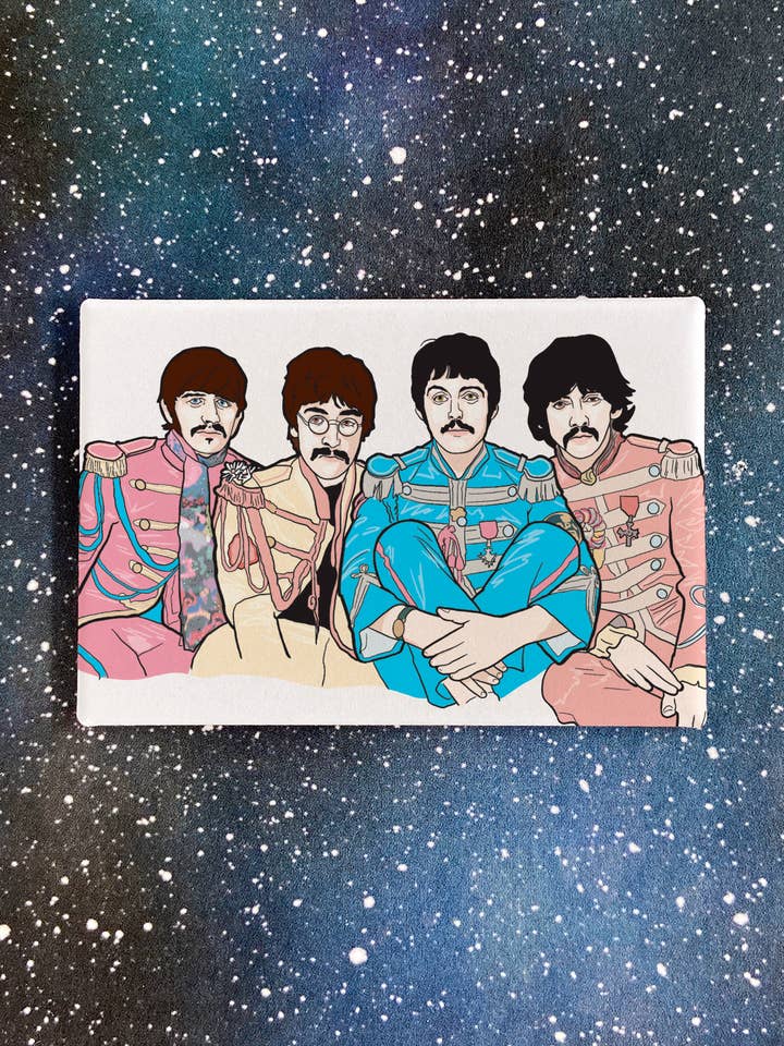 The Beatles Souvenir Magnet for wholesale by The Red Swan Shop