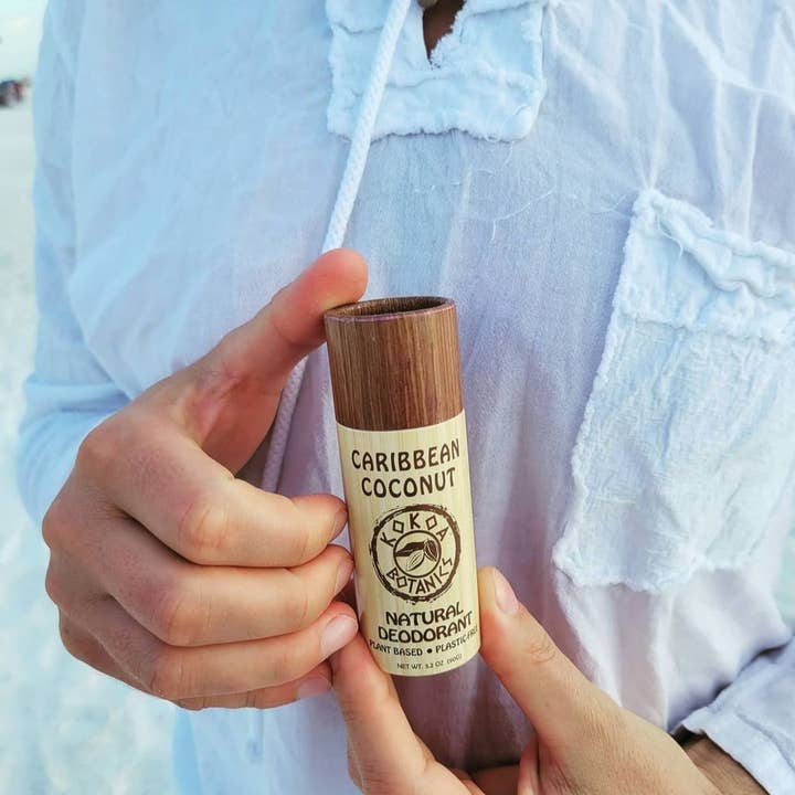 Kokoa Botanics – wholesale Deodorant – Unisex – Detox Deodorant - Caribbean Coconut - Plastic-Free 3.2 oz2