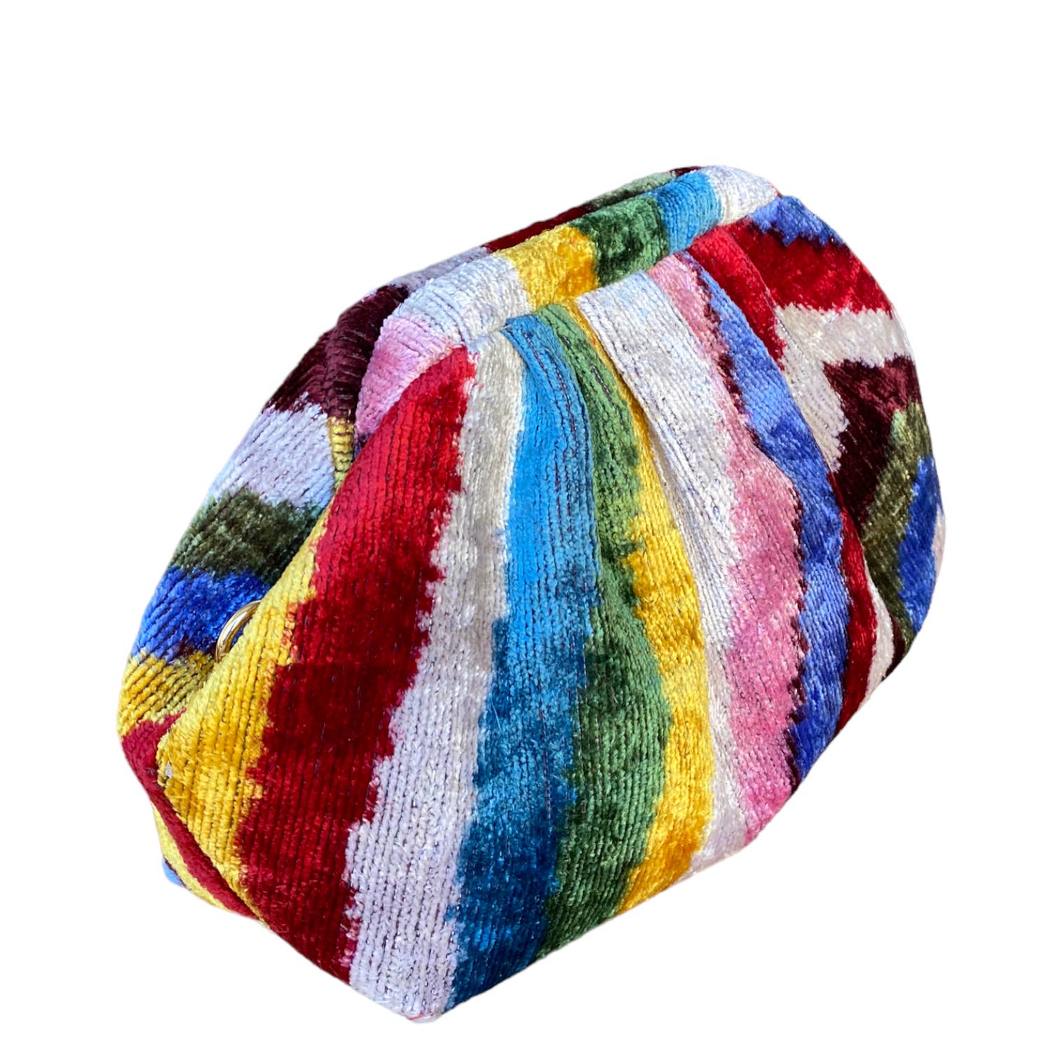 AYCA DESIGN - Wholesale Clutch Bag - Women's - Silk Velvet Ikat Soft Clutch2