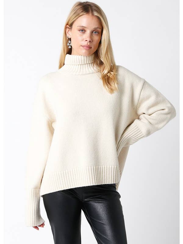 Olivaceous - Wholesale Knit Sweater - Women's - Mckenna Sweater4