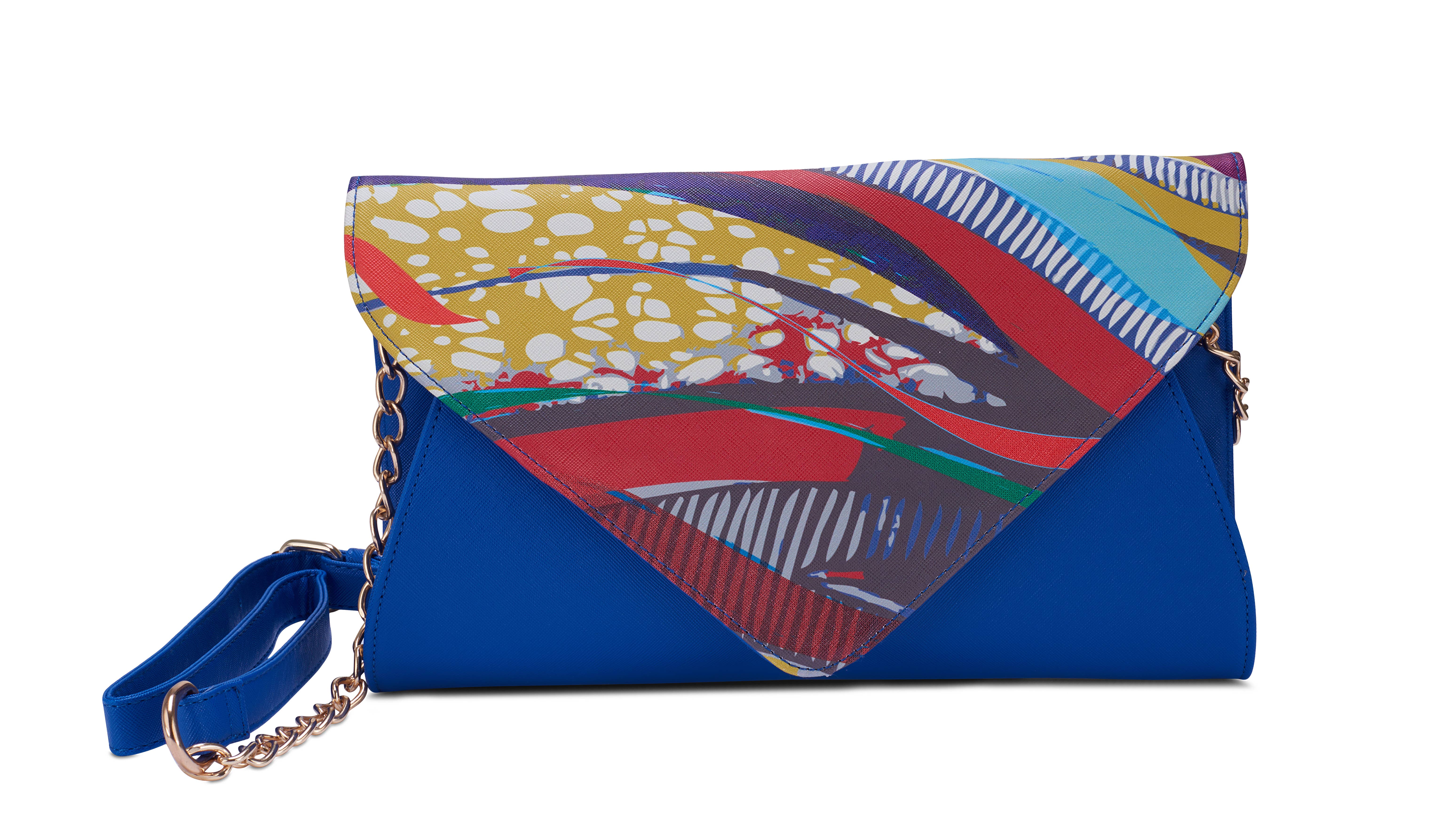AMMA JO - Wholesale Clutch Bag - Women's - AMMA JO Wild Thing Clutch (Blue)3