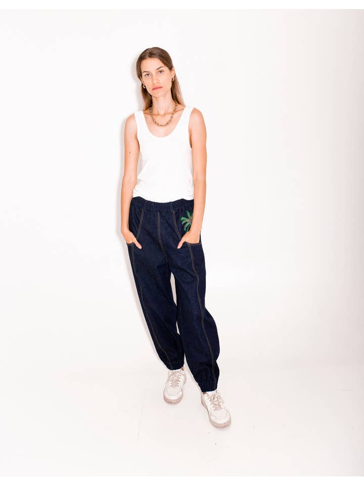 Aline Yaneli - Wholesale Jeans - Women's - Embroidered Jeans2