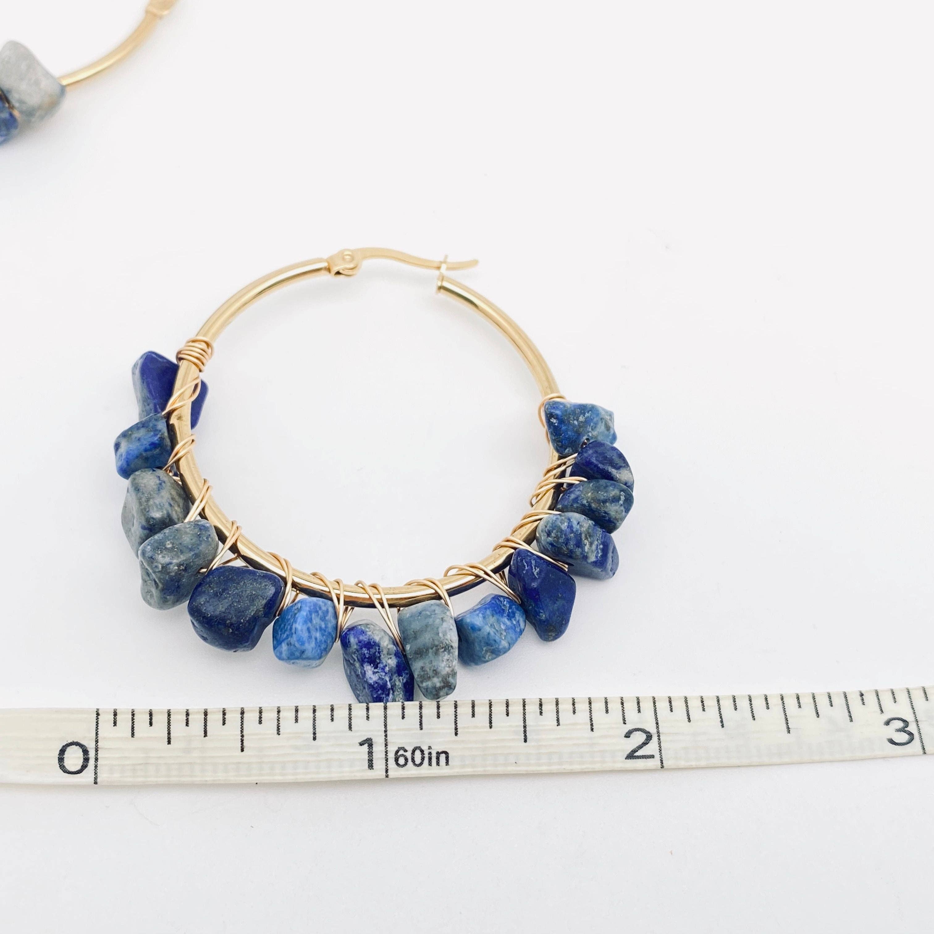 Mio Queena – Engroshandel Hoops – Rustfrit stål håndviklede naturlige grus Hoops11