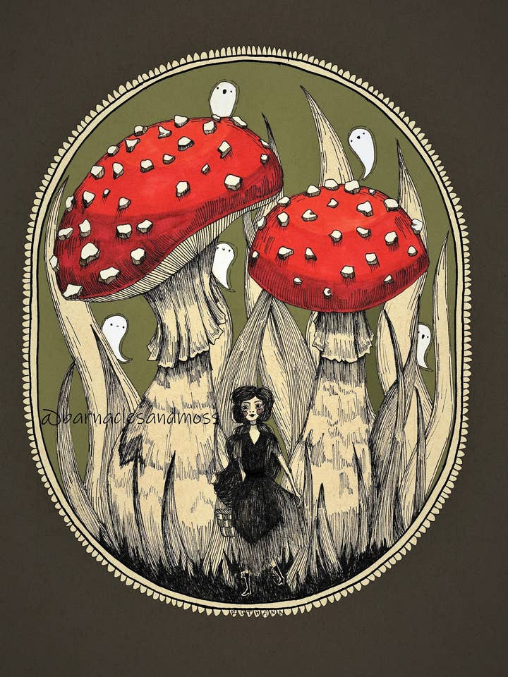Thumbelina Fine Art Print for wholesale by Barnacles and Moss