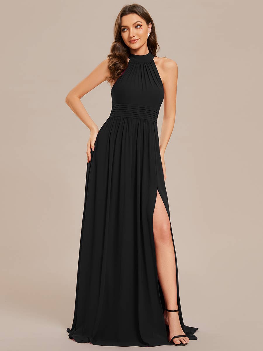 Ever-Pretty – Großhandel Abendkleid – Damen – Chiffon-Abendkleid mit Neckholder-Ausschnitt und ärmellos.2