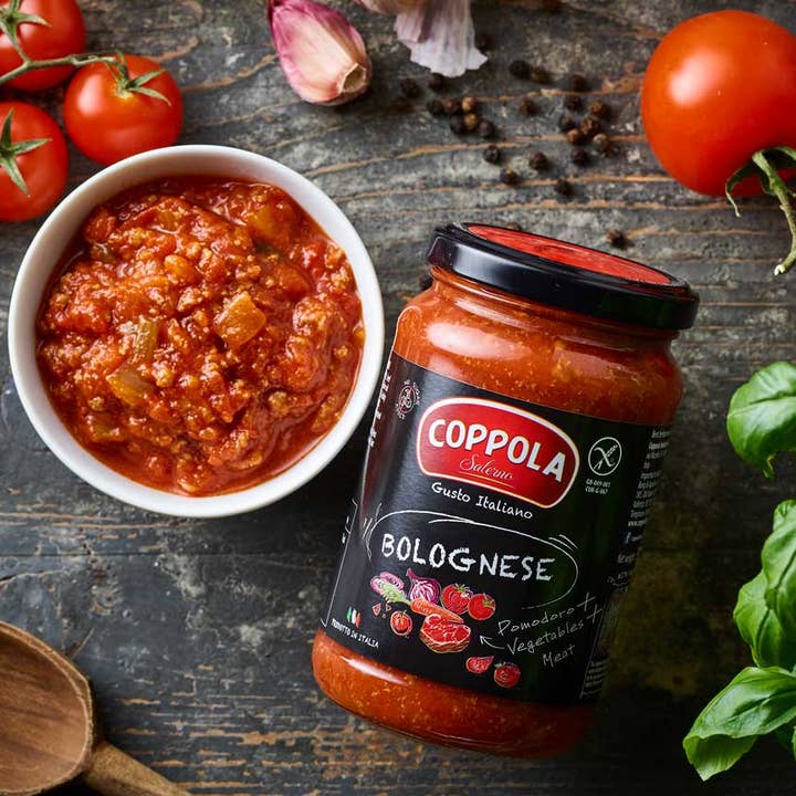 Gourmica - Wholesale Pasta Sauce - Coppola Bolognese Sauce, Tomato Sauce with Meat (350g)1
