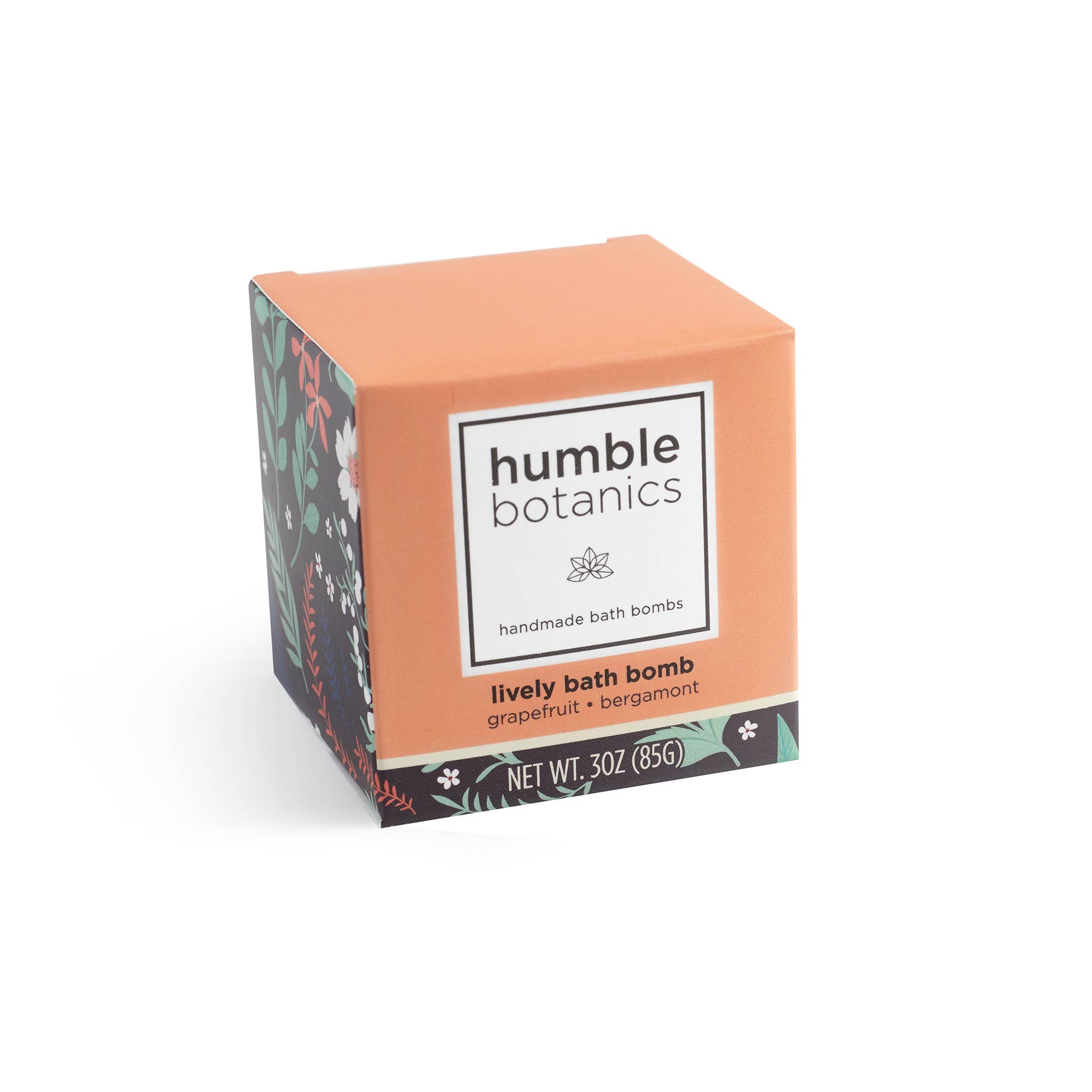 Humble Organics – wholesale Bath bomb/fizz – Lively Bath Bomb Single1