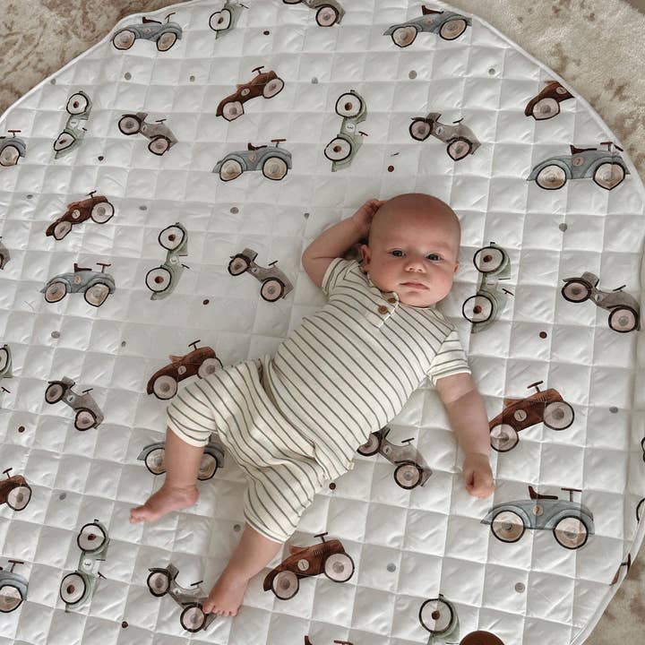 Mini & Me Padded Waterproof Playmat Cars for wholesale by Cuddle Bug & Co