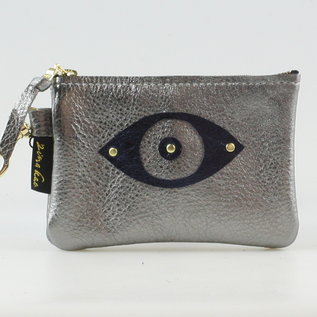 Zina Kao Exclusives - Wholesale Pouch - Women's - The Applique Kara: Evil Eye!4