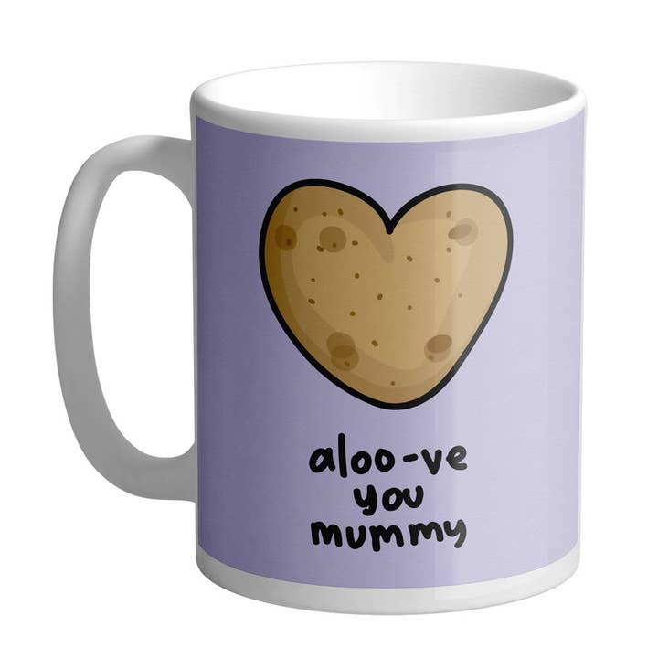 Tasse Aloo-ve You Mummy pour la vente par The Playful Indian