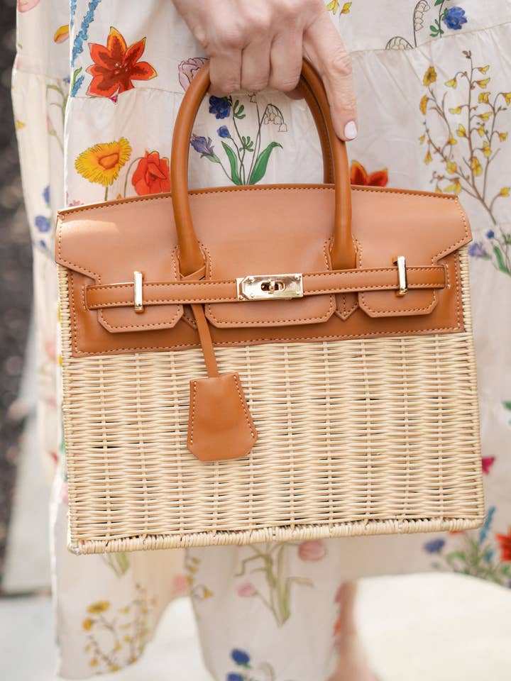 Margo Wicker Handbag- WS for wholesale by Lisi Lerch