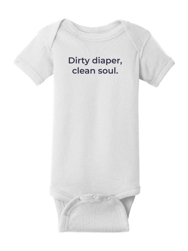 Sock Religious - Wholesale Bodysuit (Non-Footed) - Baby - Dirty Diaper, Clean Soul Onesie5